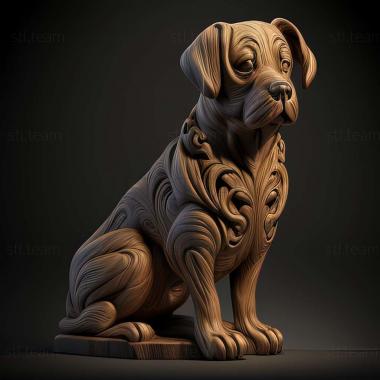 3D модель Пхунсанська собака (STL)